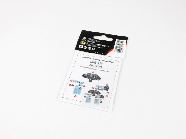 Red Fox Studio QS-48186 MiG-17F Fresco 3D colored resin IP 1/48