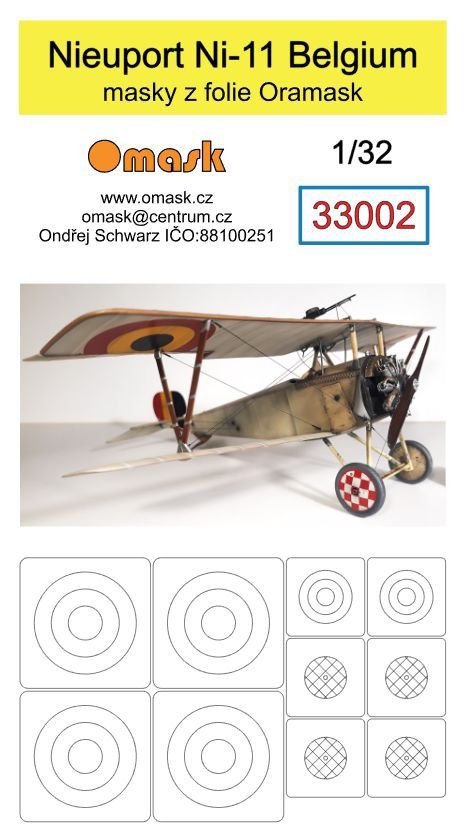 Omask 33002 Nieuport Ni-11 Belgium 1/32