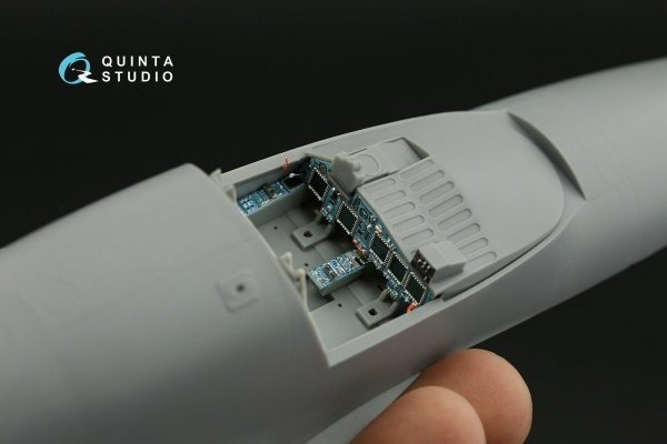 Quinta Studio QDS-48071 Su-34 3D-Printed &amp; coloured Interior on decal paper (HobbyBoss) (small version) 1/48