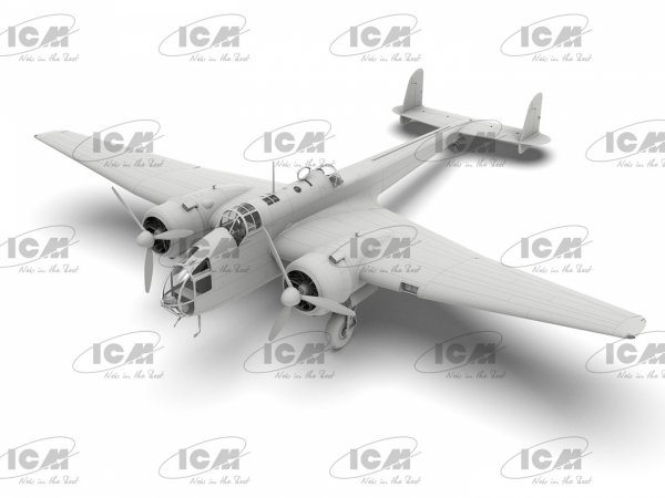 ICM 48352 HP.52 Hampden B.Mk.I WWII British bomber (100% new molds) 1/48