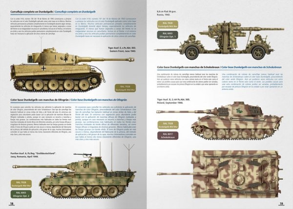 Ammo by Mig 6303 How to Paint Mid WWII German Tanks (Feb 1943 - Sep 1944) (Bilingual English &amp; Spanish)