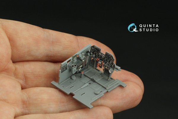 Quinta Studio QD48510 P-47 D-30 3D-Printed coloured Interior on decal paper (Miniart) 1/48