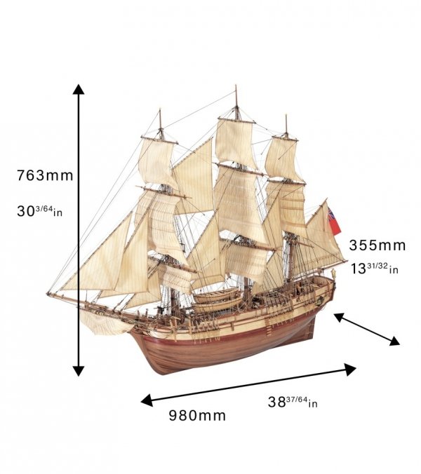 ARTESANIA LATINA 22810 HMS Bounty Merchant Ship 1/48