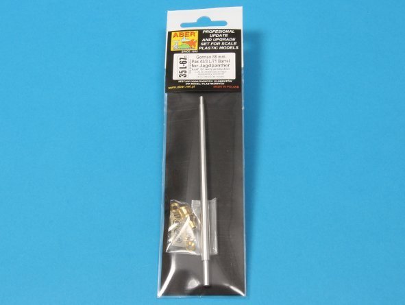 Aber 35L-067N 88 mm Pak 43/3 L/71 Barrel for German Tank Destroyer Jagdpanther Ausf.G1 early (1:35)