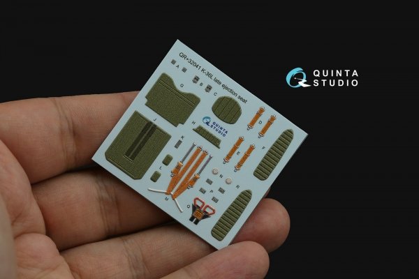 Quinta Studio QR+32041 K-36L (late) ejection seat (for Su-25/Su-25SM aircraft since 2008) (All kits) 1/32
