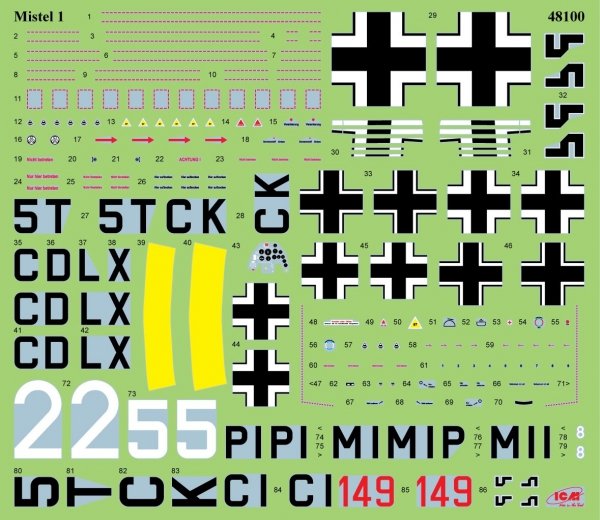 ICM 48100 Mistel 1 WWII German Composite Aircraft 1/48