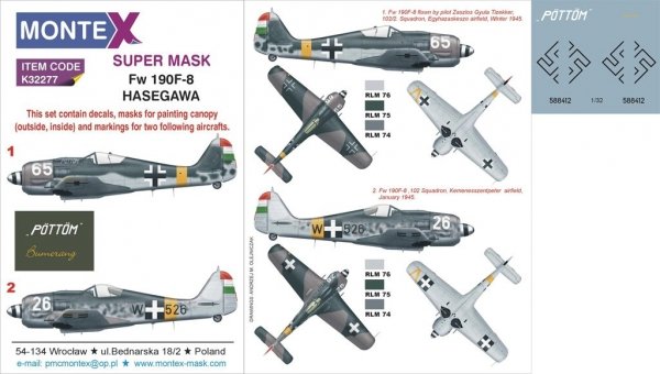 Montex K32277 Fw 190F-8 1/32