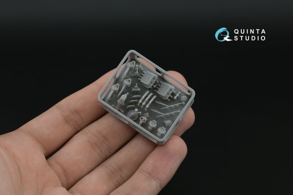 Quinta Studio QD+35159 KrAZ-260 3D-Printed &amp; coloured Interior on decal paper (HobbyBoss) (with 3D-printed resin parts) 1/35