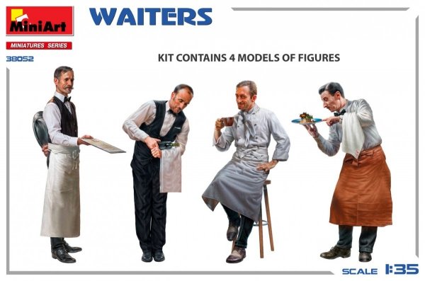MiniArt 38052 WAITERS 1/35