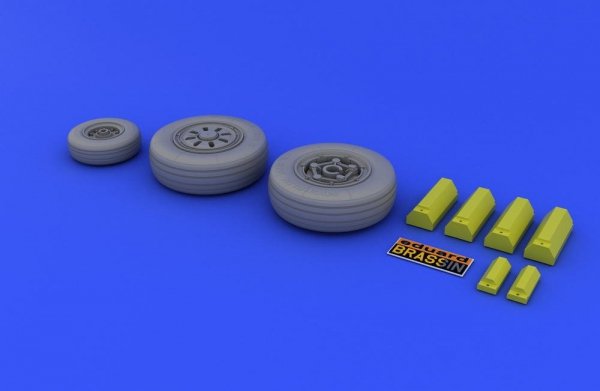 Eduard 648017 F-22A wheels 1/48 (Hasegawa)