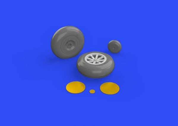 Eduard 648270 P-40B wheels AIRFIX 1/48