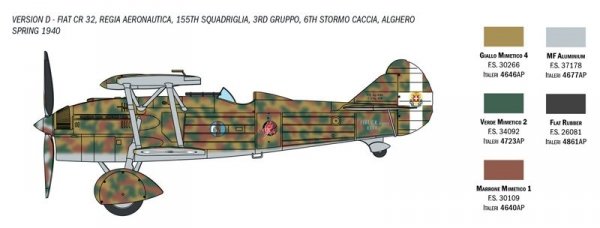 Italeri 1438 CR.32 Freccia 1/72