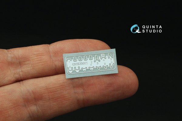 Quinta Studio QR+35027 WWII Luftwaffe fighter seatbelts (with metal buckles) (All kits) 1/35