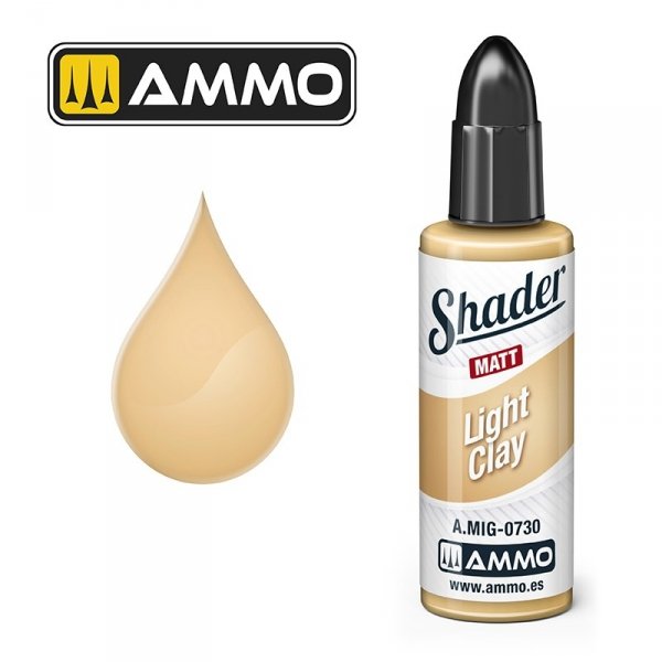 AMMO of Mig Jimenez A.MIG 0730 Light Clay Shader Matt