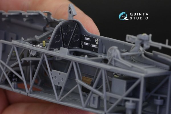 Quinta Studio QD48256 Swordfish Mk.II 3D-Printed &amp; coloured Interior on decal paper ( Tamiya ) 1/48