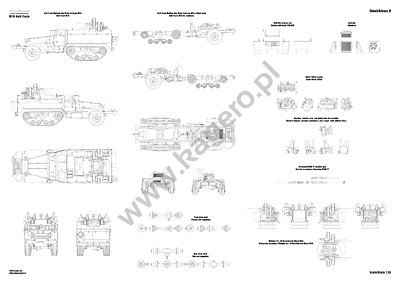 Kagero 7088 M16 Half-Track EN/PL