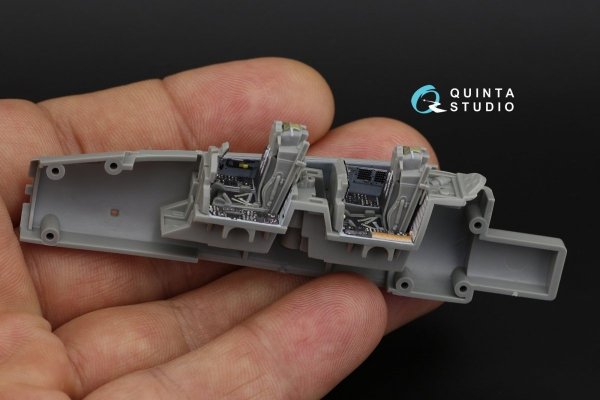 Quinta Studio QD72034 F-15E 3D-Printed &amp; coloured Interior on decal paper (GWH) 1/72