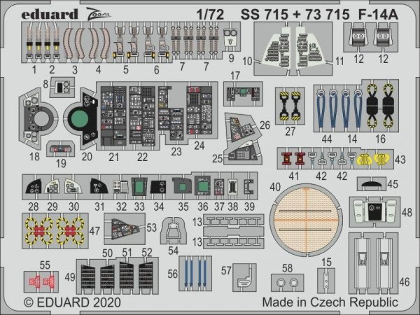 Eduard 73715 F-14A 1/72 GREAT WALL HOBBY