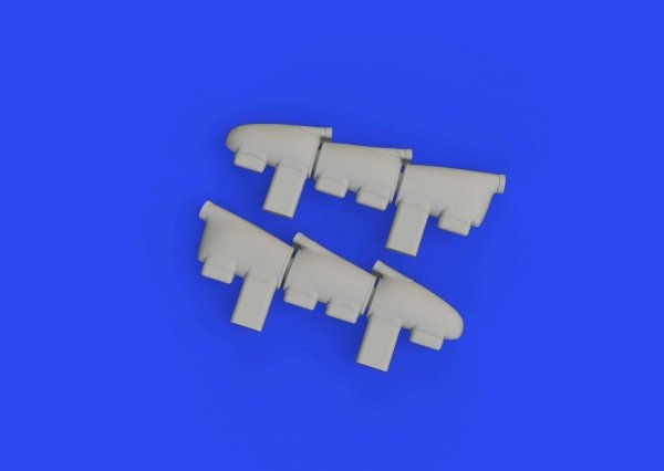 Eduard 632196 Spitfire Mk. Ia ehaust stacks PRINT KOTARE 1/32