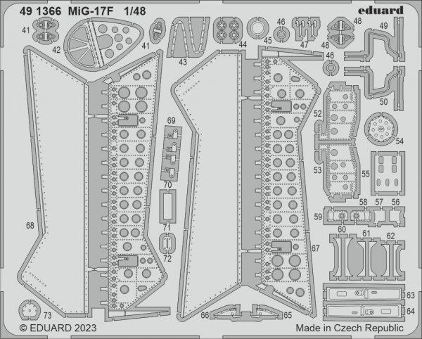 Eduard 491366 MiG-17F AMMO 1/48