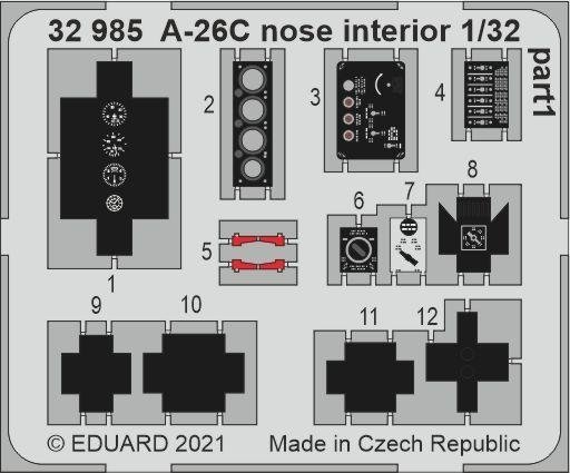 Eduard BIG33130 A-26C Invader PART I HOBBY BOSS 1/32