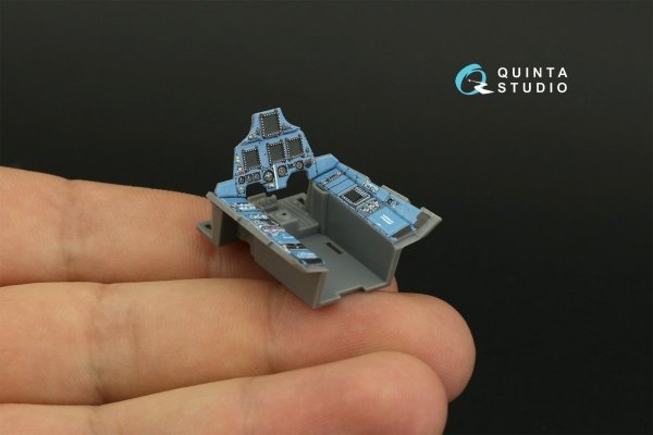 Quinta Studio QDS-48320 Su-30SM 3D-Printed &amp; coloured Interior on decal paper (GWH) (Small version) 1/48