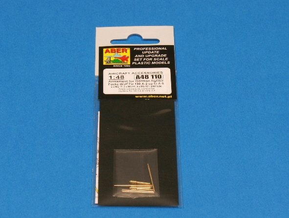 Aber A48 110 Armament for German fighter Fw-190 A2-A6  (1:48)