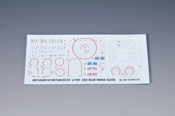 Trumpeter 05718 USS MOUNT WHITNEY LCC-20 2004 1:700