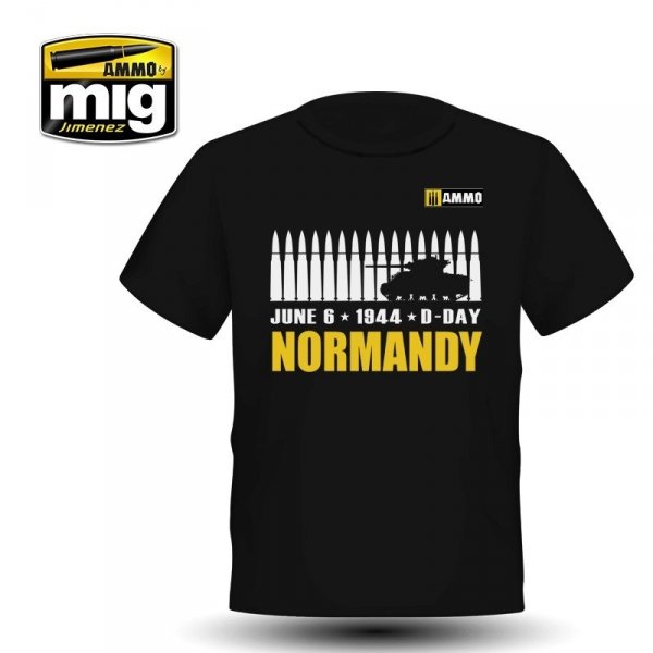 AMMO of Mig Jimenez 8030XL NORMANDY T-SHIRT ( rozmiar , size XL)