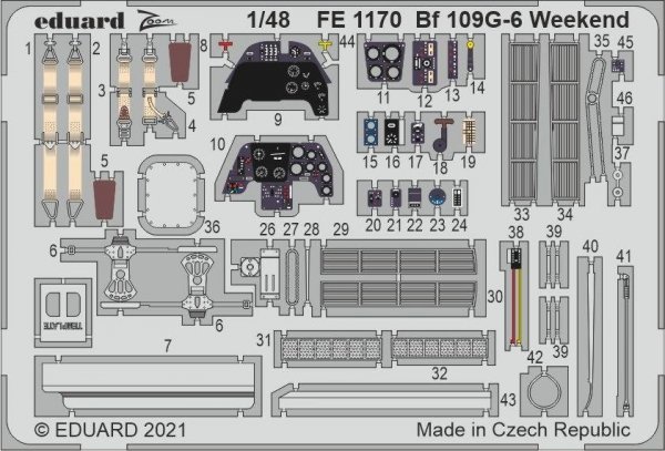 Eduard FE1170 Bf 109G-6 Weekend EDUARD 1/48