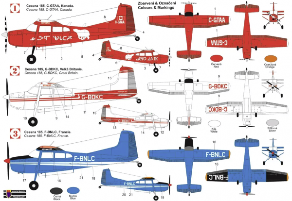 Kovozavody Prostejov KPM0234 Cessna C-185 Skywagon 1/72