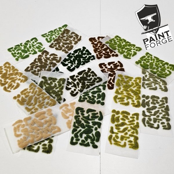 Paint Forge PFTU0246 Tufts: Wild Glade Green 2mm