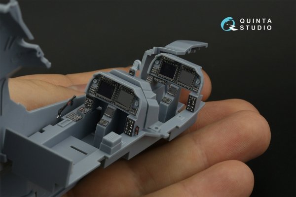Quinta Studio QDS-35119 AH-1Z 3D-Printed coloured Interior on decal paper (Academy) (Small version) 1/35