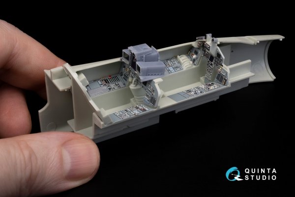 Quinta Studio QD+48263 Tornado GR.4 3D-Printed &amp; coloured Interior on decal paper (Revell) (with 3D-printed resin parts) 1/48