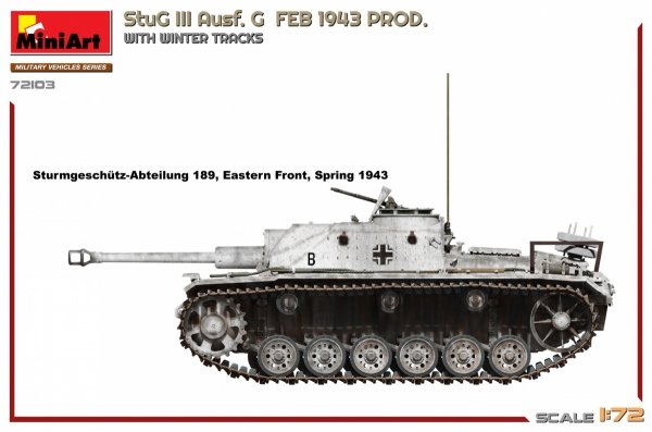 MiniArt 72103 StuG III Ausf. G FEB 1943 PROD. WITH WINTER TRACKS 1/72