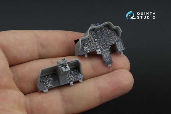 Quinta Studio QD35132 AH-64A 3D-Printed coloured Interior on decal paper (Trumpeter) 1/35