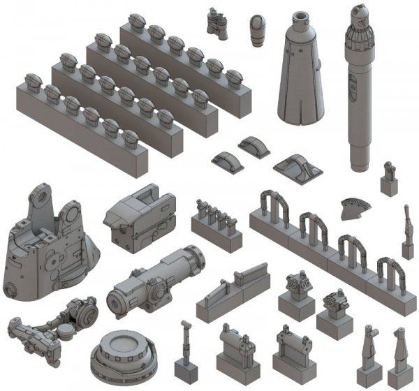 Pontos 48001F1 U-Boot Type VII C Detail up set 1/48