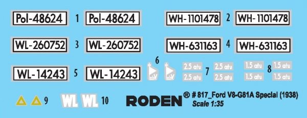 Roden 817 Ford V8 G81A 1/35