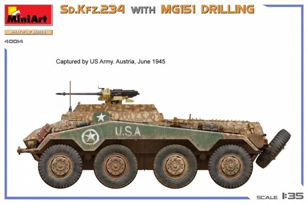 MiniArt 40014 Sd.Kfz.234 WITH MG151 DRILLING 1/35