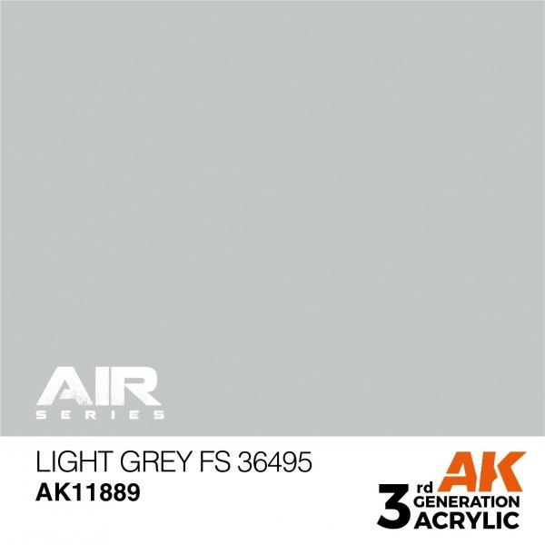 AK Interactive AK11889 LIGHT GREY FS 36495 – AIR 17ml