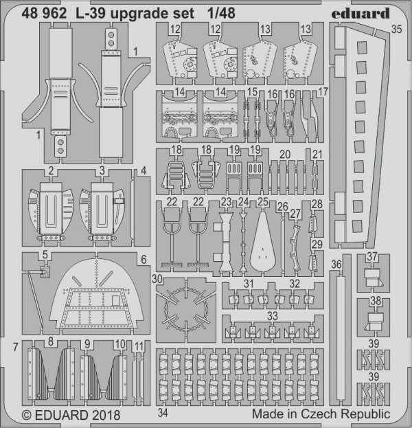 Eduard 48962 L-39 upgrade set EDUARD 1/48
