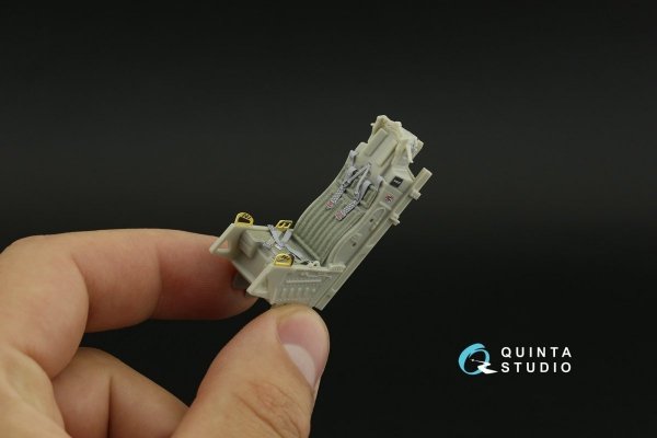 Quinta Studio QD32155 F-15C Early/F-15A/F-15J early 3D-Printed &amp; coloured Interior on decal paper (Tamiya) 1/32