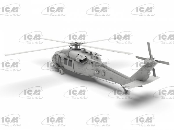 ICM 48361 UH-60A Black Hawk US Military Transport Helicopter 1/48