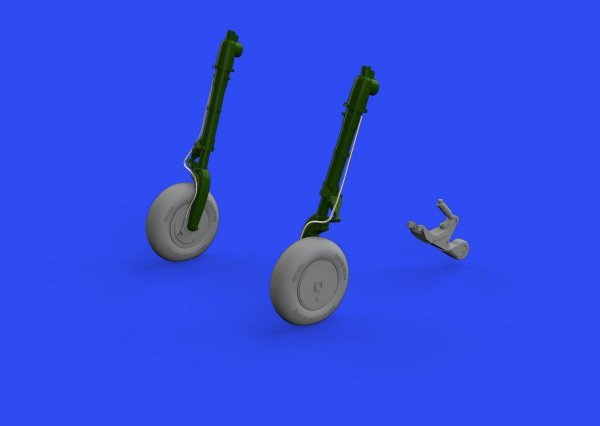 Eduard 648808 A6M wheels w/ smooth tire EDUARD 1/48