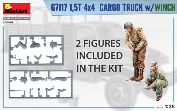MiniArt 35389 G7117 1,5T 4×4 CARGO TRUCK w/WINCH 1/35