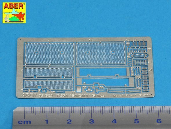 Aber 35G29 Grilles for Russian Tank T-55A also for T-55 ENIGMA (1:35)