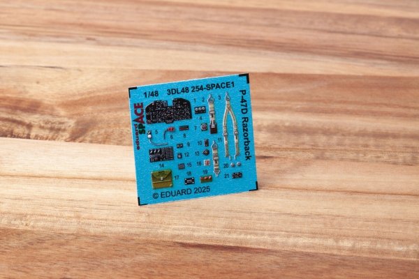 Eduard 3DL48254 P-47D Razorback SPACE MINIART 1/48