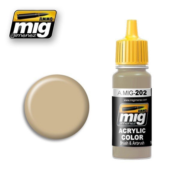 AMMO of Mig Jimenez 0202 FS 30219 Tan 17ml