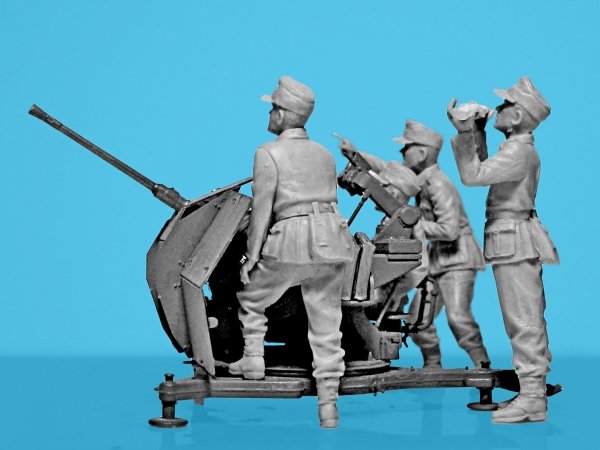 ICM 35718 2 cm Flak 38 with Crew 1/35