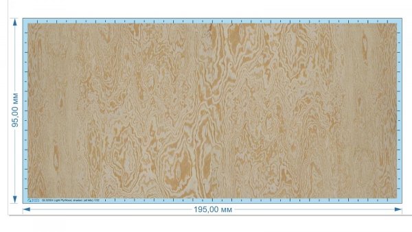 Quinta Studio QL32004 Light plywood, shaded 1/32
